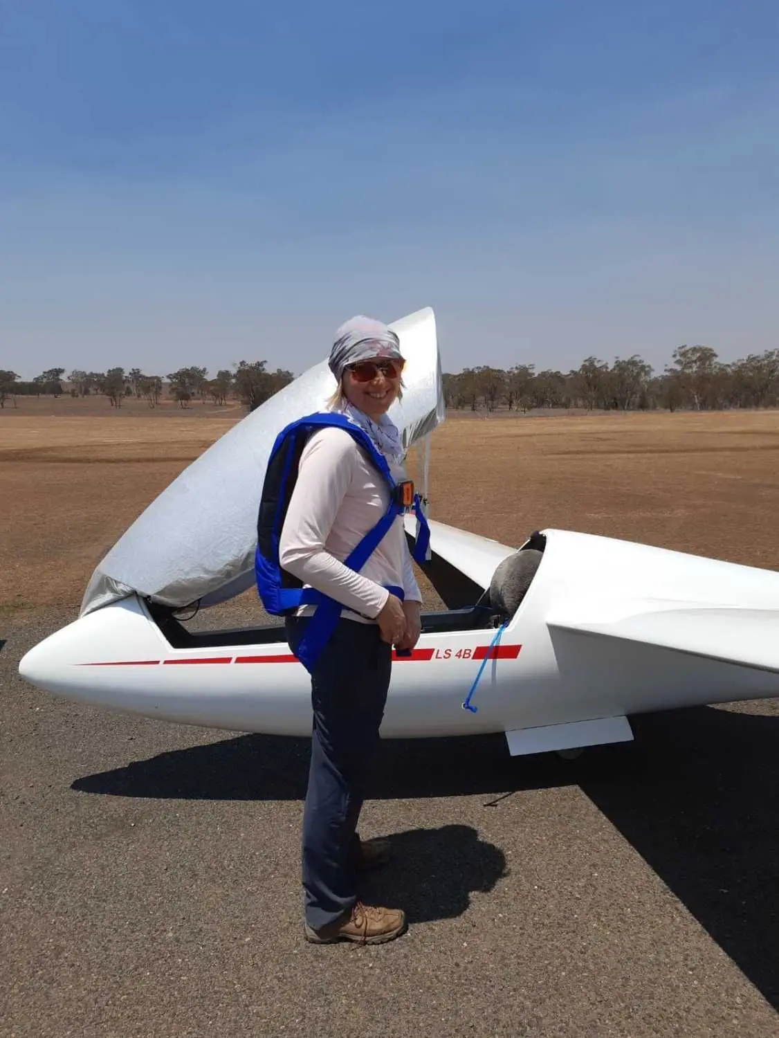 Ines Engelhardt war, obwohl sie ihr sportliches Ziel knapp verfehlte, mit ihrer Leistung bei der Segelflug-WM 2020 in Australien zufrieden.