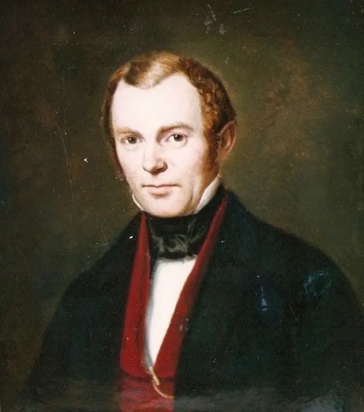 Ölgemälde Carl Wilhelm Bäkers von einem unbekannten Künstler.