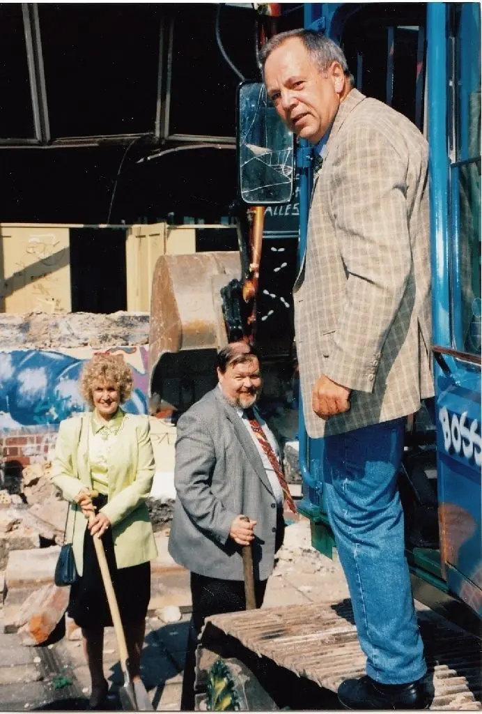 ...sowie Renate Schneider als Präsidentin des Landessportbundes Brandenburg, Baudezernent Hans-Joachim Gappert und Stadtkämmerer Klaus Deschner. Fotos: Sammlung Th. Messerschmidt