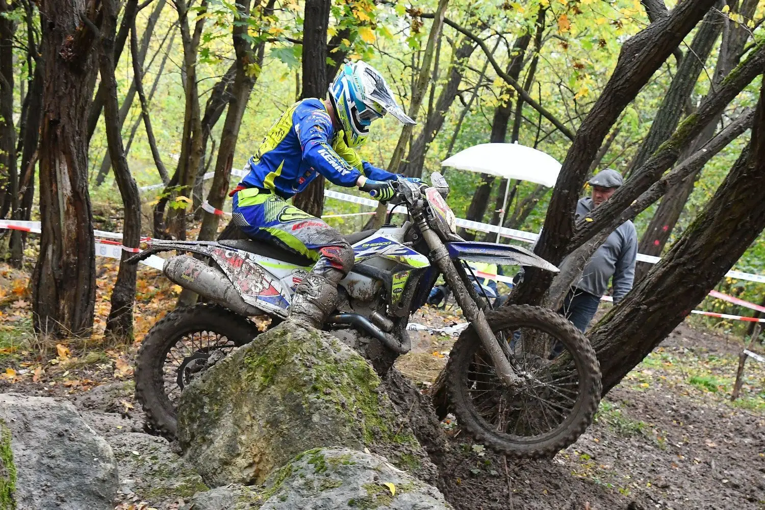 Hamish Macdonald aus Neuseeland, Sieger beim Novemberpokal der Endurofahrer in Rüdersdorf