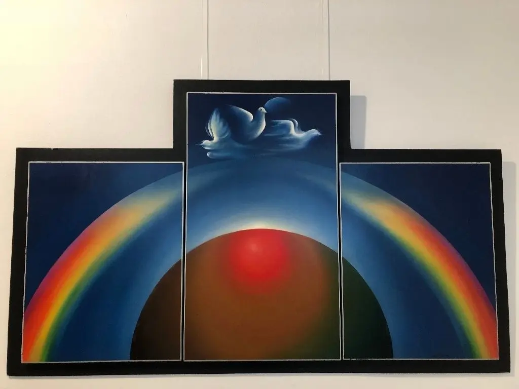 Hingucker: Eine Kabinettausstellung mit Arbeiten von Johannes Hansky (1925-2004) ist ebenfalls eröffnet worden.