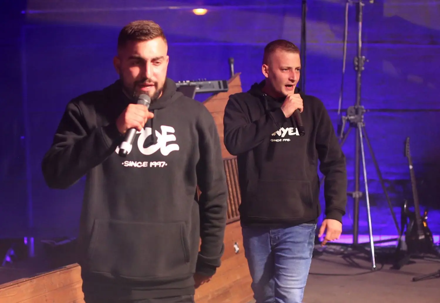 Sommerausklang mit Rap: Joe feat. Danyel präsentierten ihren Finowfurt-Song.