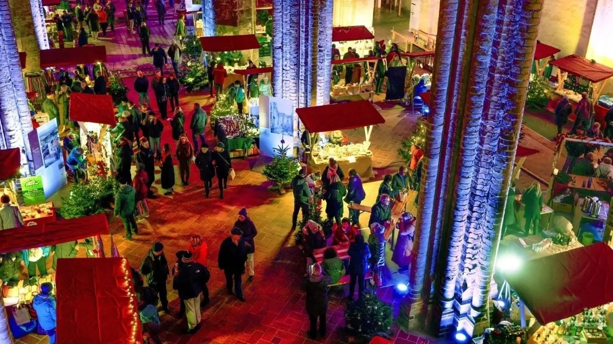 In Frankfurt (Oder) ist am Sonnabend (9.12.) „Advent in Sankt Marien“ gestartet. Hunderte Besucher kamen.
Frankfurt (Oder), 09.11.2023 - Adventsmarkt in St. Marien