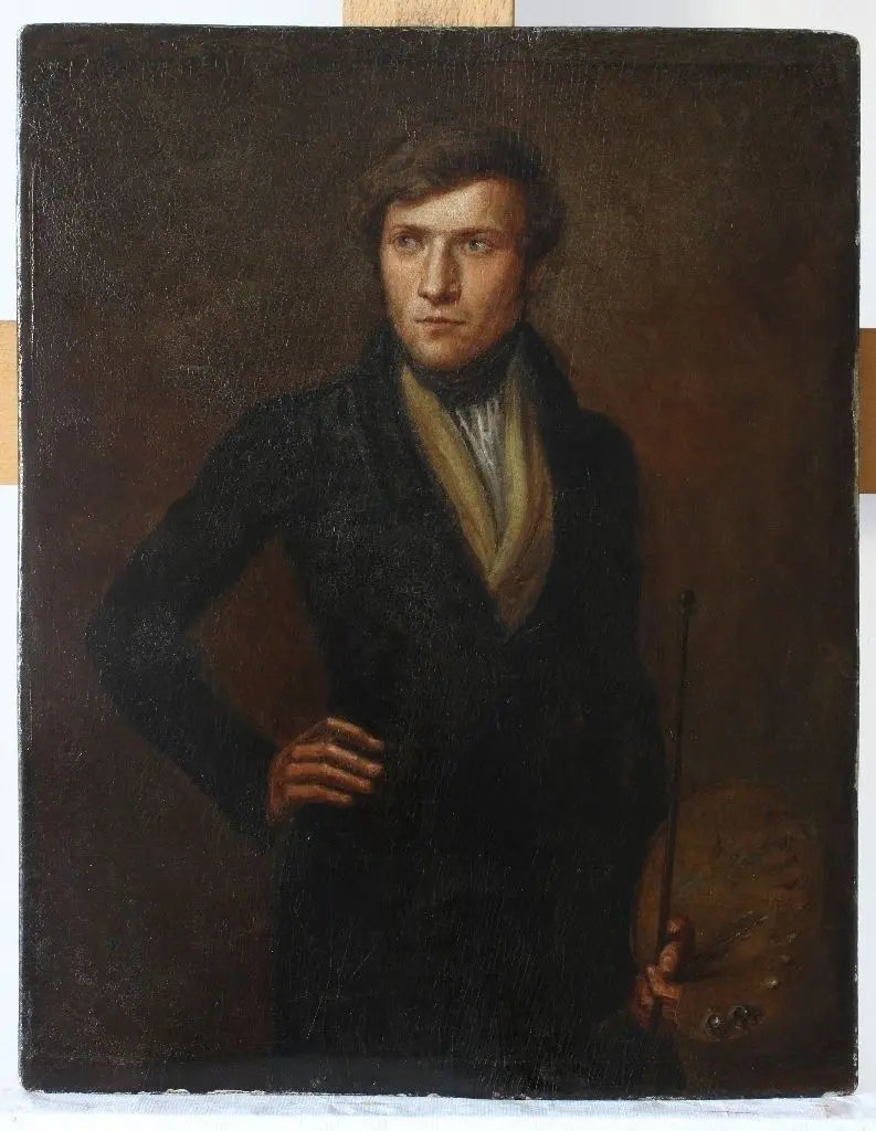 Nüchternes Selbstporträt: Carl Blechen, gemalt um 1837