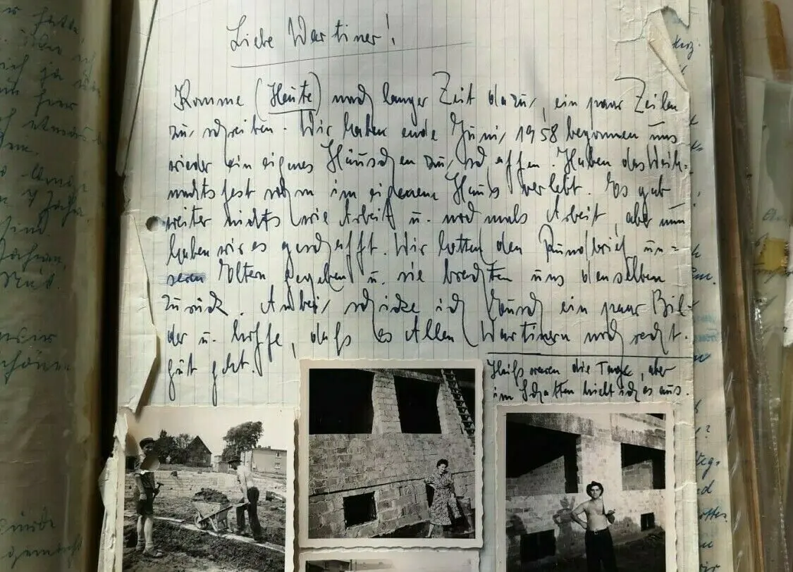 Mitte der 50er Jahre sandten ehemalige Wartiner, die in den Westen Deutschlands geflohen waren, Briefe in die Heimat. Die verbliebenen Wartiner antworteten mit Rundbriefen.