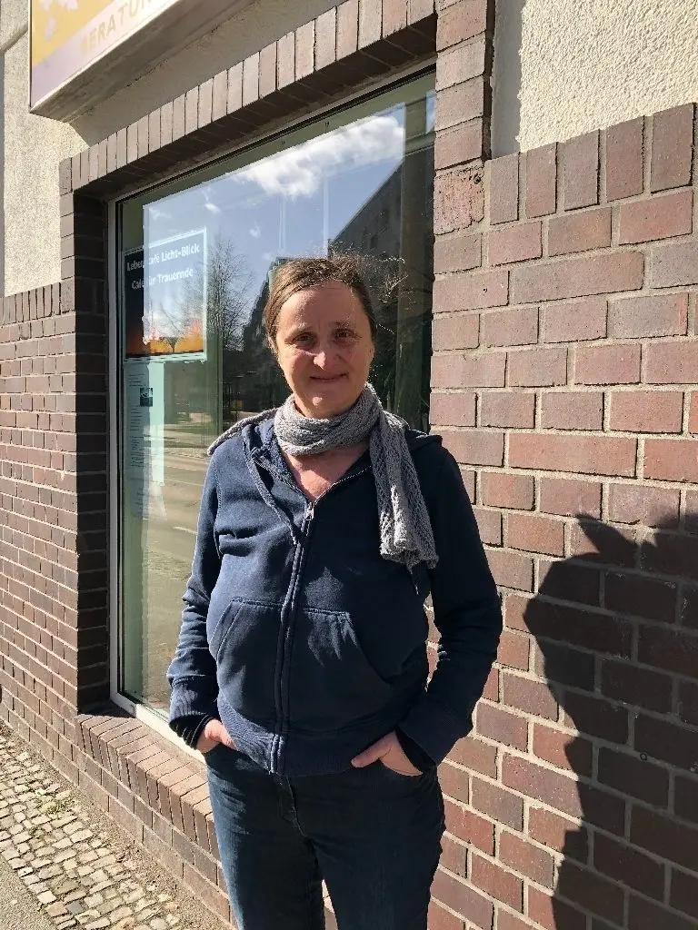 Jacqueline Werk ist Sozialarbeiterin beim Hospizdienst.