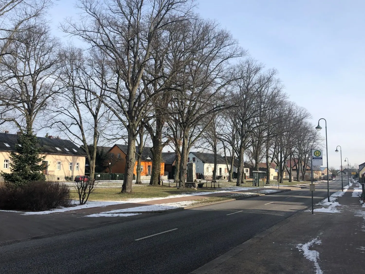 Blick auf den Dorfanger