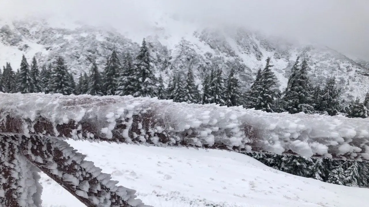 Ausblick im Riesengebirge nahe Karpacz in Polen
