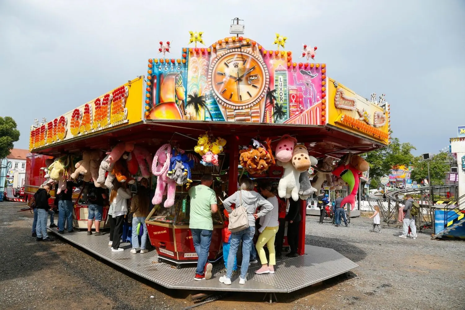 Stadtfest 2023 in Oranienburg - Rummel, Regen, Fahrgeschäfte und jede Menge Musik.
