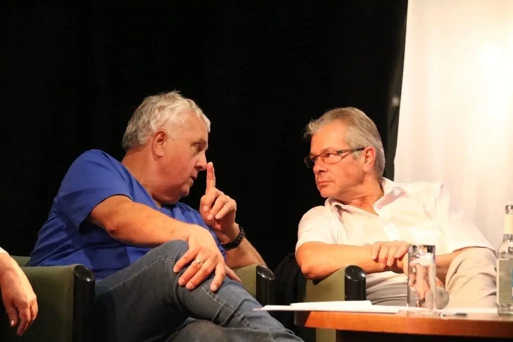 Unterschiedliche Erinnerungen: Heinz Vietze (l.) und Jürgen Peter