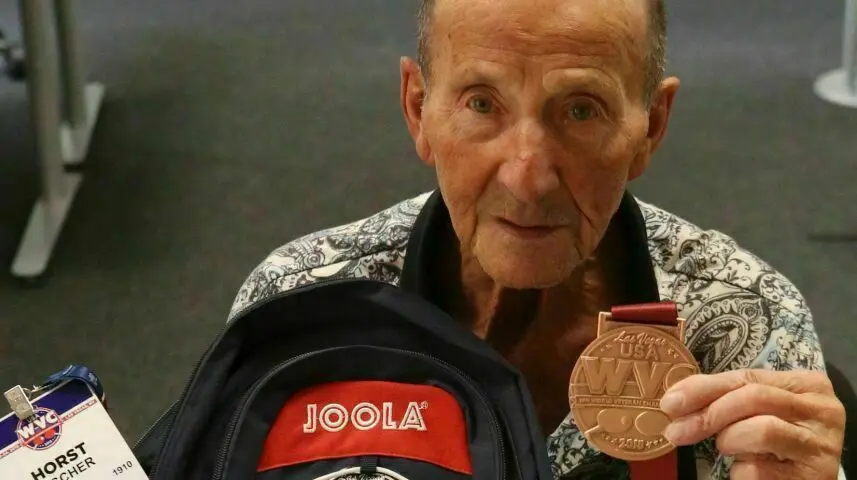 Senior-Sportler Horst Fischer Juni 2018: Horst Fischer kommt von der Senioren-Weltmeistershcaft in Las Vegas mit einer Bronzemedaille zurück.
