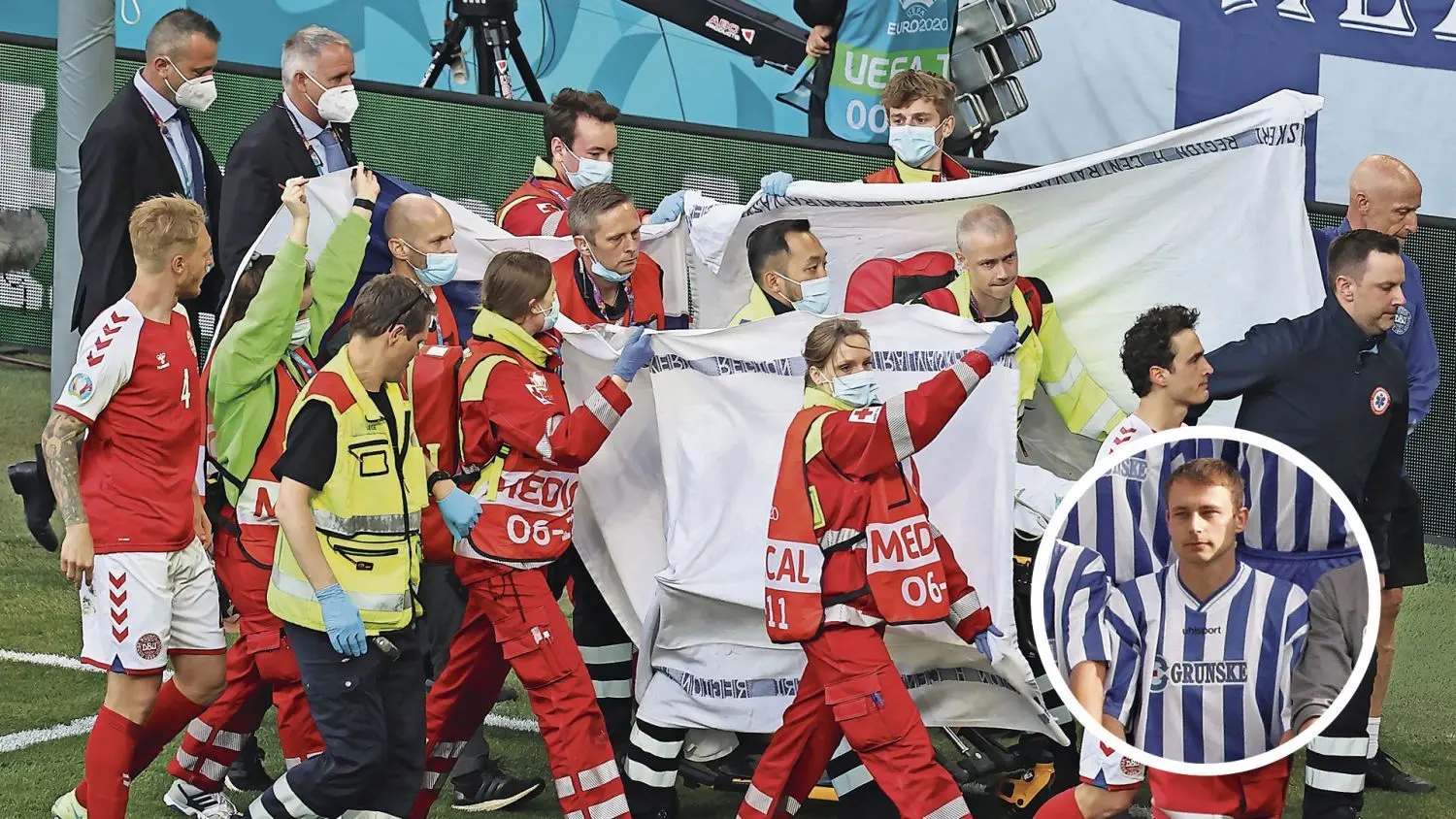 Ein ähnliches Drama wie beim dänischen EM-Spieler Christian Eriksen. Auch der Brandenburger Fußballer Maik Schröder von Blau-Weiß Leegebruch überlebte einen Zusammenbruch auf dem Fußballfeld.