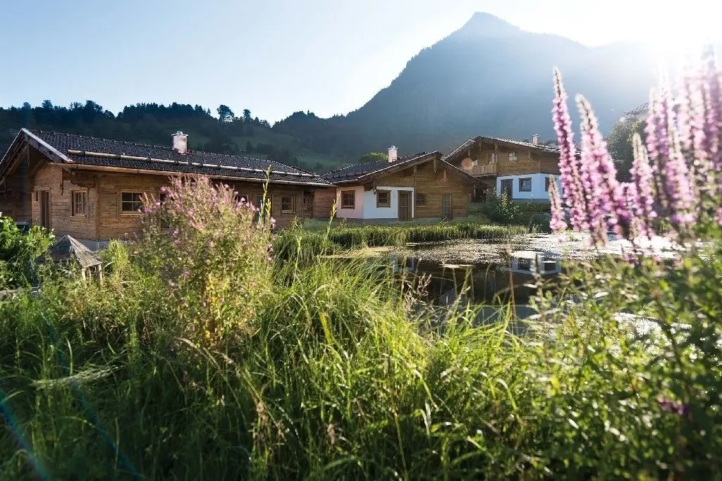Alpzitt Chalets im Dorf. Immer ein toller Anblick.