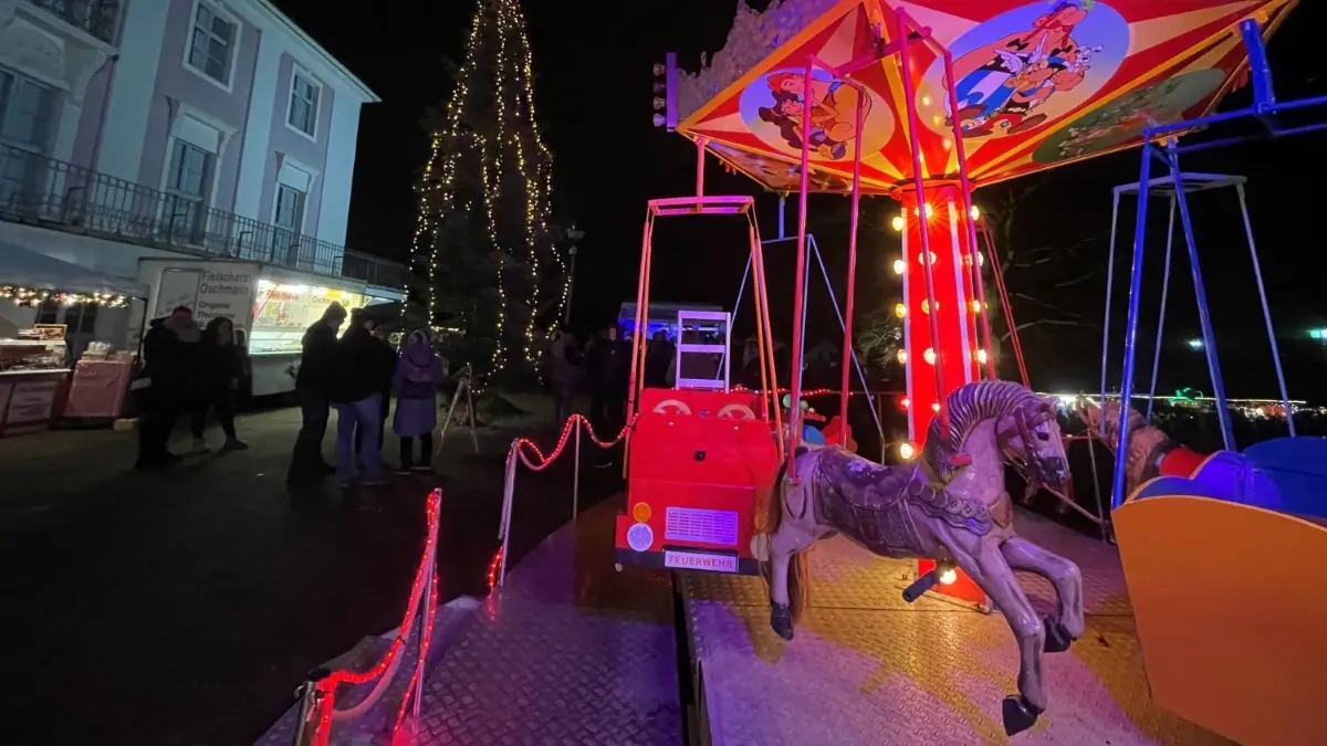 Weihnachtszauber am Schloss in Bad Freienwalde: Die Premiere ist den Veranstaltern gelungen.
Bad Freienwalde