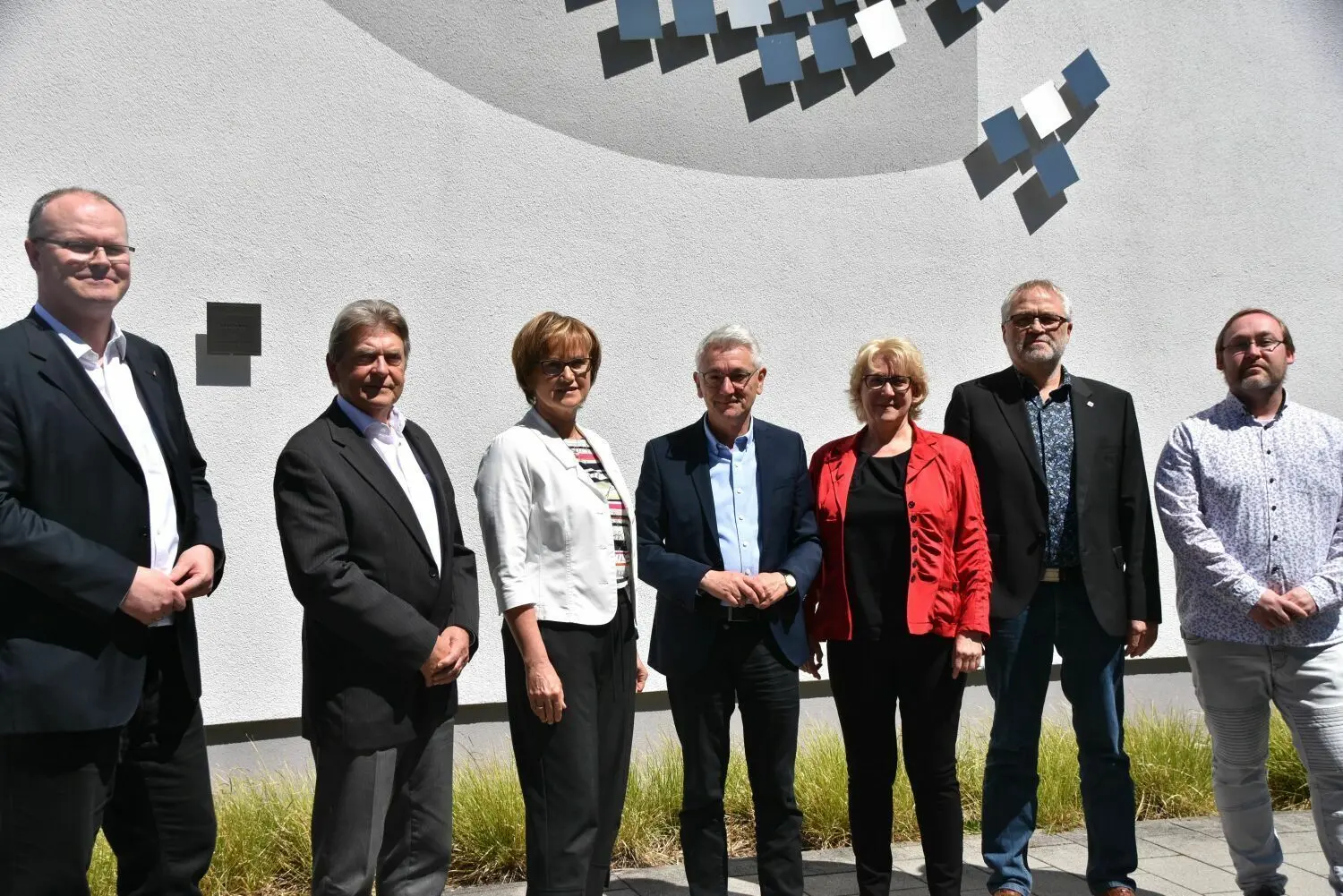 Haben ein Bündnis für die Zukunft des Standortes Schwedt initiiert (von links): Thomas Scholz, Joachim Höppner, Annekathrin Hoppe, Mike Bischoff, Simona Schadow, Rolf Erler und Volker Herrmann.