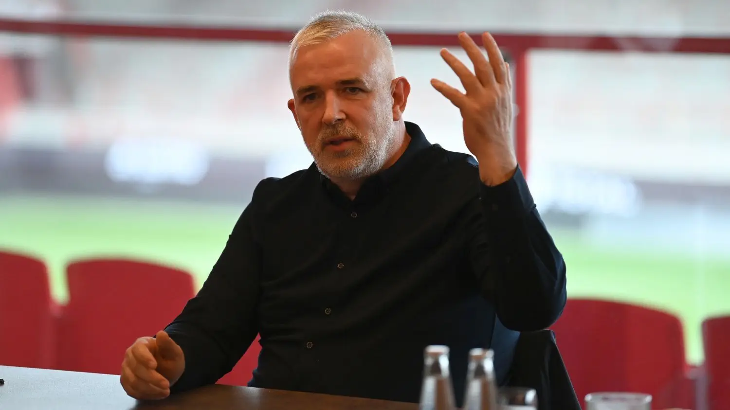 Dirk Zingler ist seit 2004 Präsident von Union Berlin. Bei einer Medienrunde am Freitag zog er Zwischenbilanz und stellte seine Pläne bis 2025 vor.