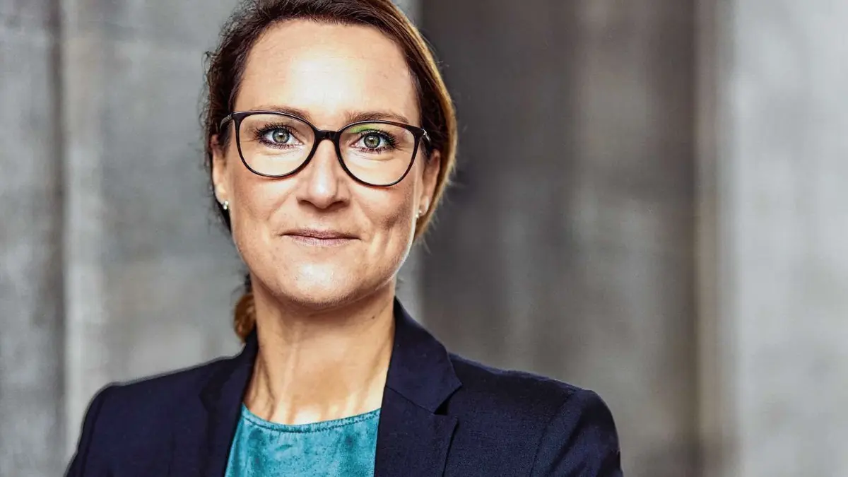 Hat ihr Amt in einer schweren Zeit angetreten: Verena Plocher ist seit zehn Monaten Geschäftsführerin des Immanuel Klinikums Bernau
Verena Plocher, neue Geschäftsführerin des Immanuel Klinikums Bernau, Februar 2022