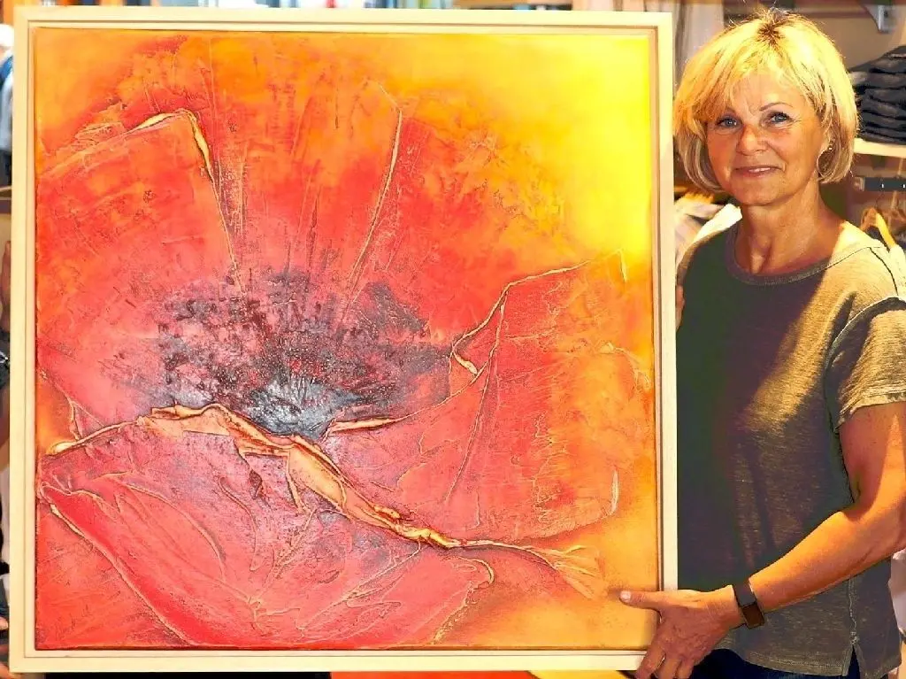 Ute Arndt gewann 2019 die Frühlingsgalerie und eine Ausstellung im Rathaus - diese eröffnet am Freitag, 10. Januar.