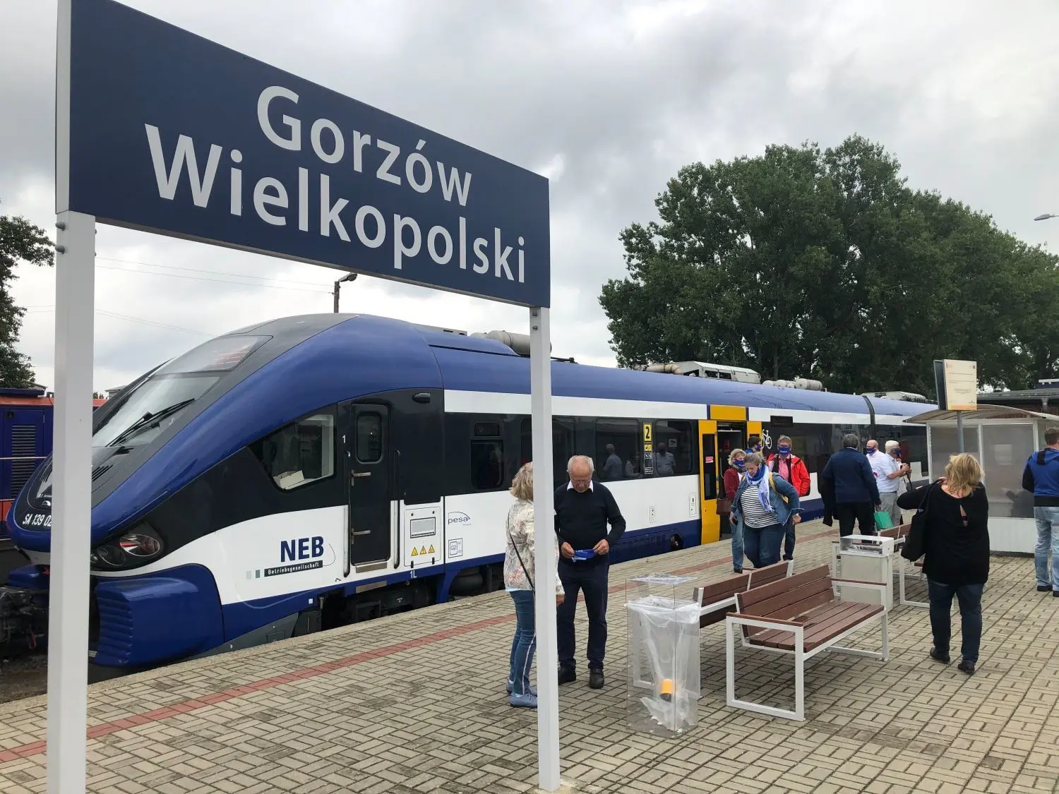 Sonderfahrt auf der Ostbahn: Einmal am Tag fahren die Züge der Niederbarnimer Eisenbahn schon jetzt regulär bis nach Gorzów und zurück.