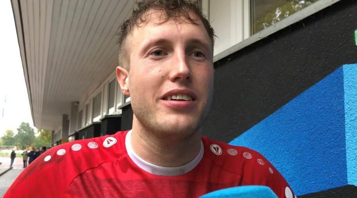 Position bezogen: Das torlose Unentschieden zwischen Germania Schöneiche und dem 1. FC Frankfurt 0:0 bewerten die Trainer und Spieler anders. Hier John Lukas Sauer aus Frankfurt im Video-Interview am MOZ-Mikrofon.