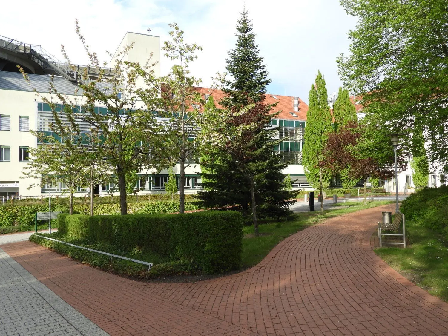 Aufnahme des Hauses aus selbiger Sichtachse.