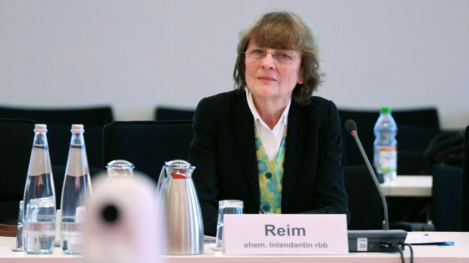 Auch Dagmar Reim, ehemalige Intendantin des Rundfunks Berlin-Brandenburg (RBB), wurde im Untersuchungsausschuss im Brandenburger Landtag gehört.