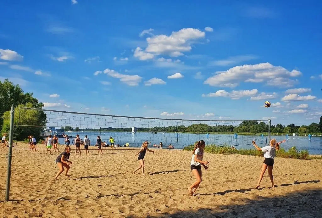 Das Strandbad Massowburg ist perfekt geeignet für den kleinen Aktivurlaub.