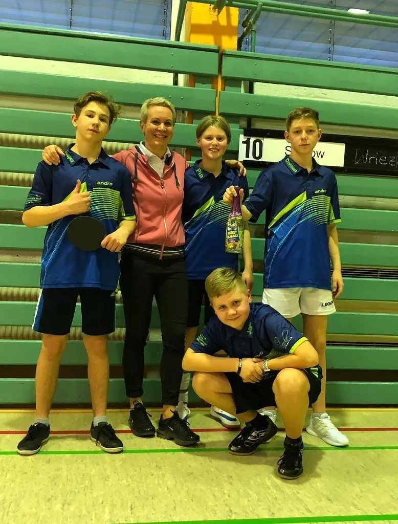 So sehen Meister aus: Jasper Heinig, Teamleiterin Marlene Schulz, Pia Höhne, Demian Parchmann und Jano Schulz (von links). Auf dem Foto fehlt Aurelia Börner.