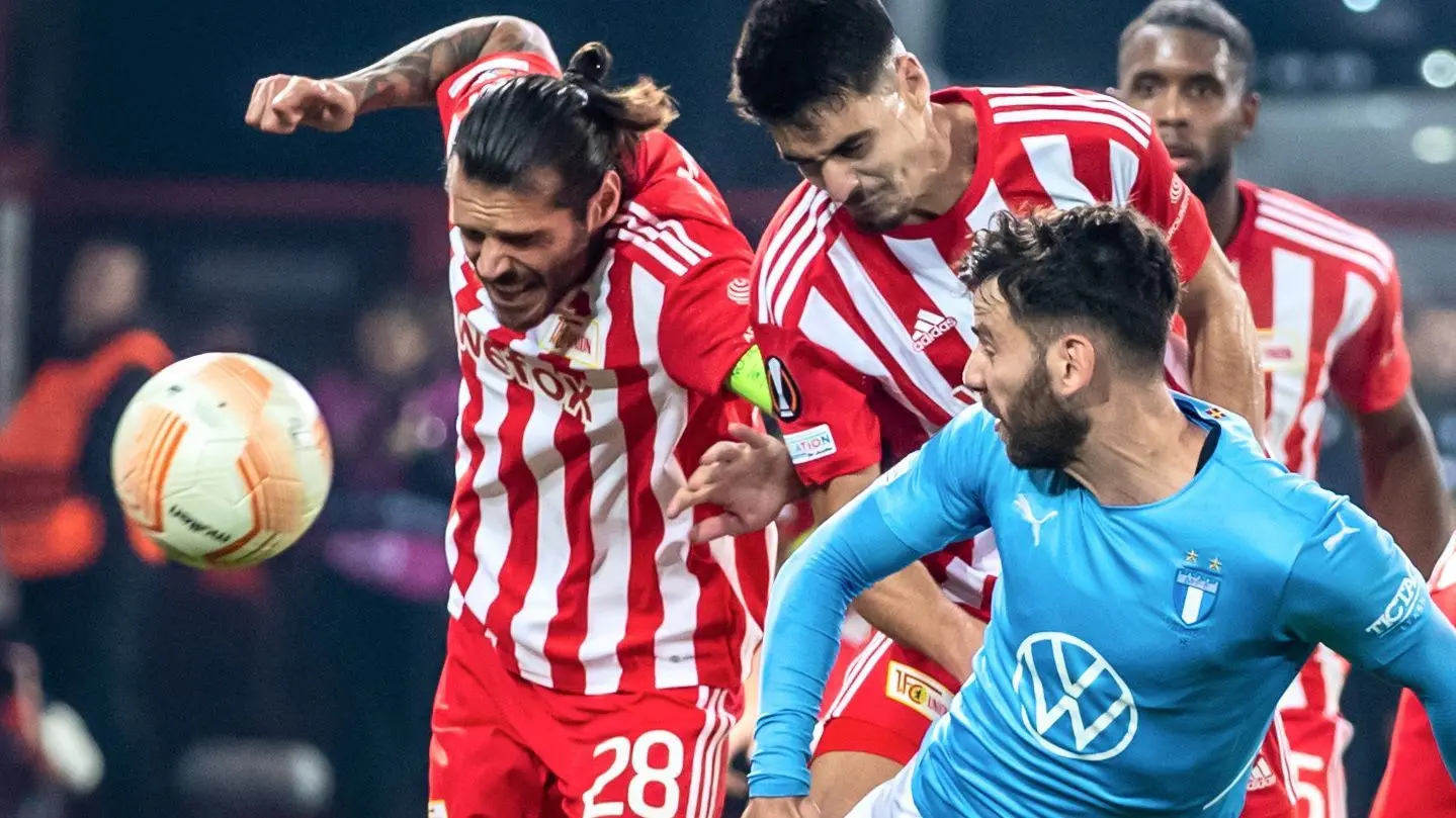 Für Union Berlin (hier Christopher Trimmel, links) war es ein zähes Ringen gegen Malmö FF.