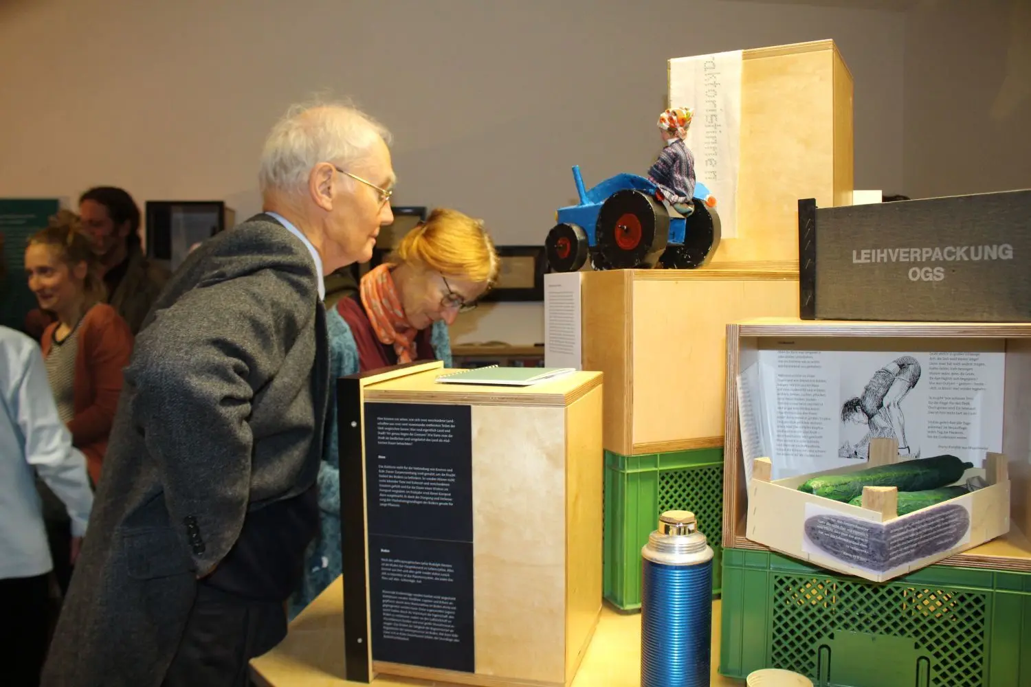 Reicher Erfahrungsschatz: Die Golzower Landwirte können zur agrarstrukturellen Leitbild-Debatte einiges beitragen. Über die Entwicklung der Strukturen informiert auch eine Ausstellung im dortigen Filmmuseum.