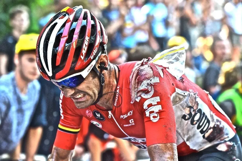 Gefragte Bilder: der Neuseeländer Greg Henderson bei der Tour de France 2015. Es ist nur eines der zahlreichen Fotos, die auch auf der Internetseite zu finden sind.