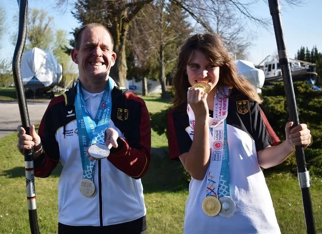 Leona Johs und Jan Eichler knüpften in Abu Dhabi nahtlos an die Triumphe an.
