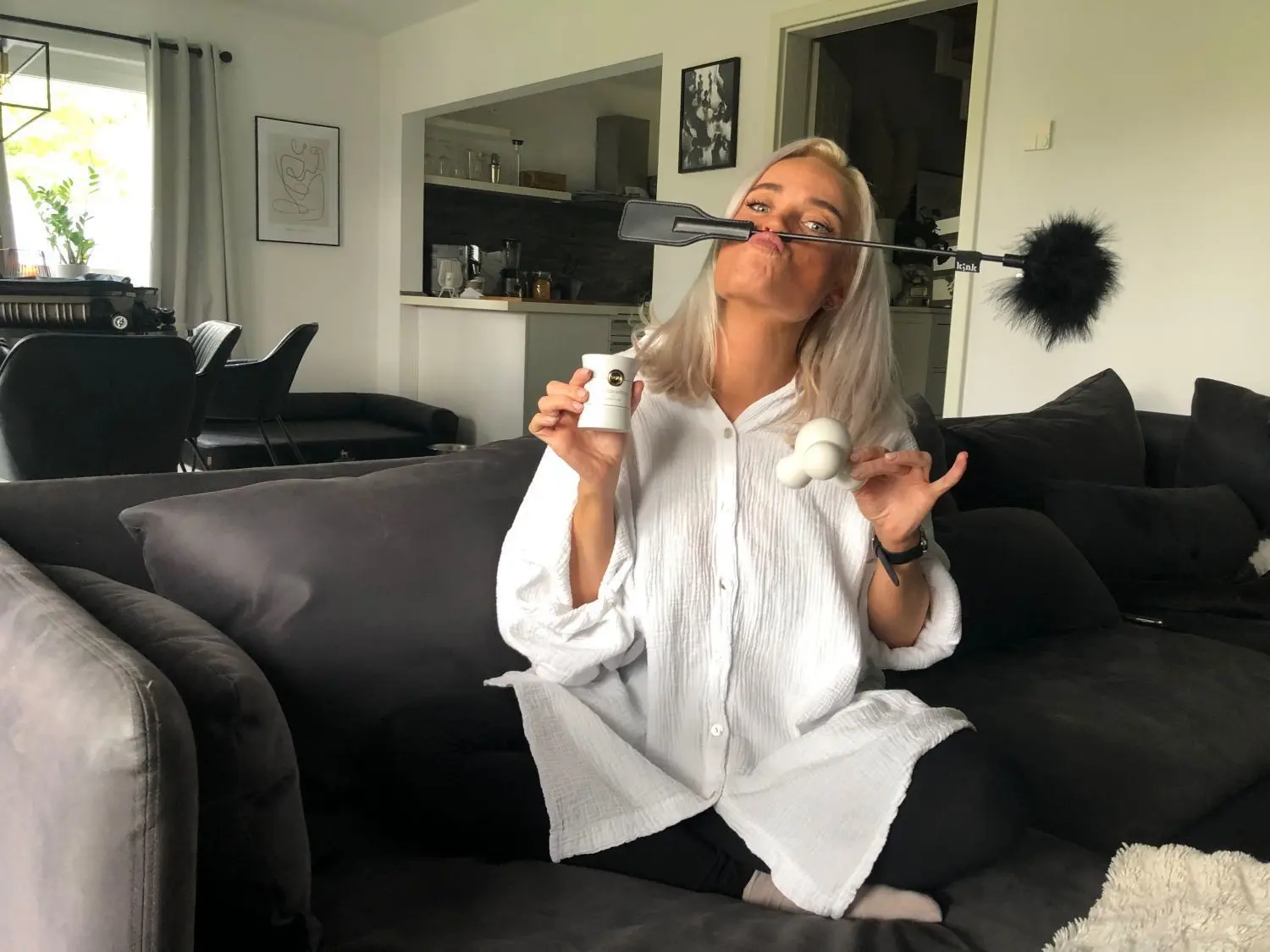 Ist für Spaß, aber auch für ernste Themen rund um (Selbst-)Liebe und Sex in heimischen Wohnzimmern unterwegs – Steffi, Toy-Beraterin aus Eggersdorf.