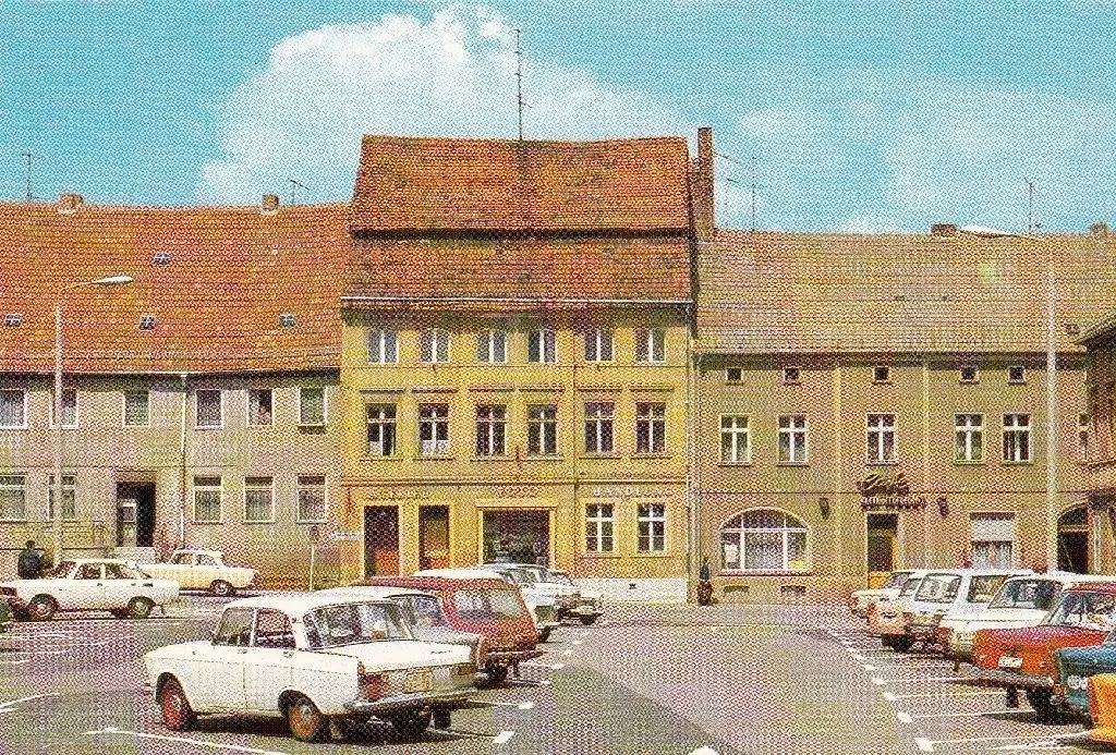 Der historische Marktplatz einst.