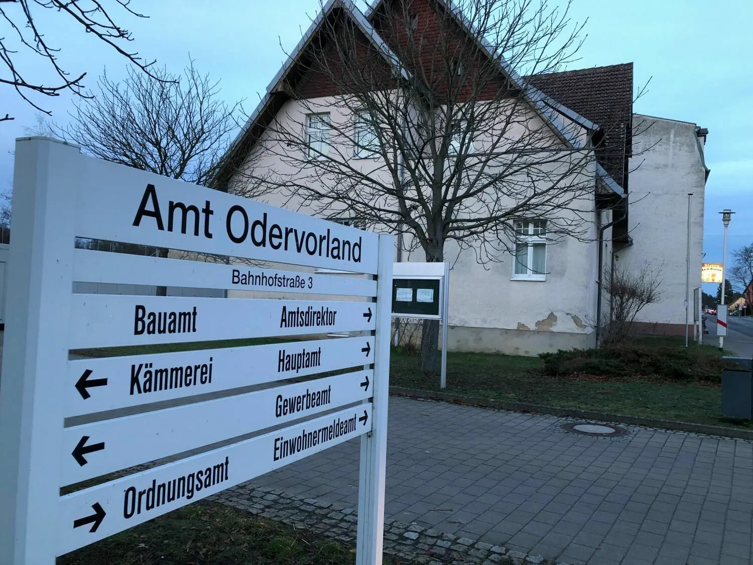 Amt Odervorland: Der Verwaltungssitz in Briesen soll demnächst in einen Neubau umziehen.