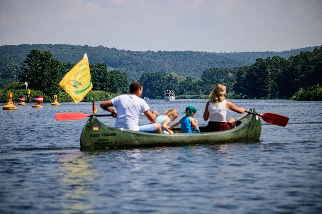 Sommerserie: Mit dem Kanu über den Oder-Havel-Kanal und durch das Schiffshebewerk Niederfinow.