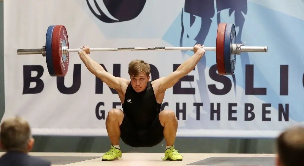 Stärkster Oderstädter: Jon Luke Mau brachte mit 115 kg im Reißen und 154 kg im Stoßen 154 Punkte in die Wertung.