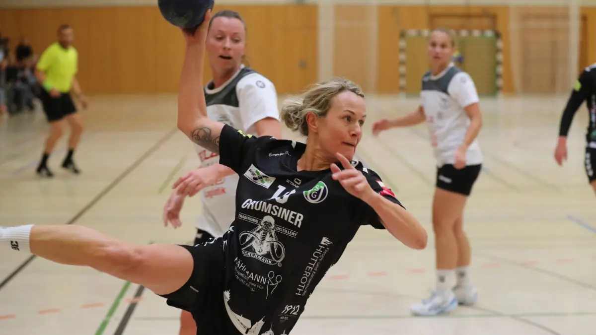 Handballerin Eileen Reinicke ist neue Kandidatin für die Wahl zur Sportlerin der Woche.
Schwedt, 04.11.2023: HVBrandenburg Pokal 2023 / 2024 - Achtelfinale, SG Uckermark - HSV Frankfurt, Eileen Reinicke
