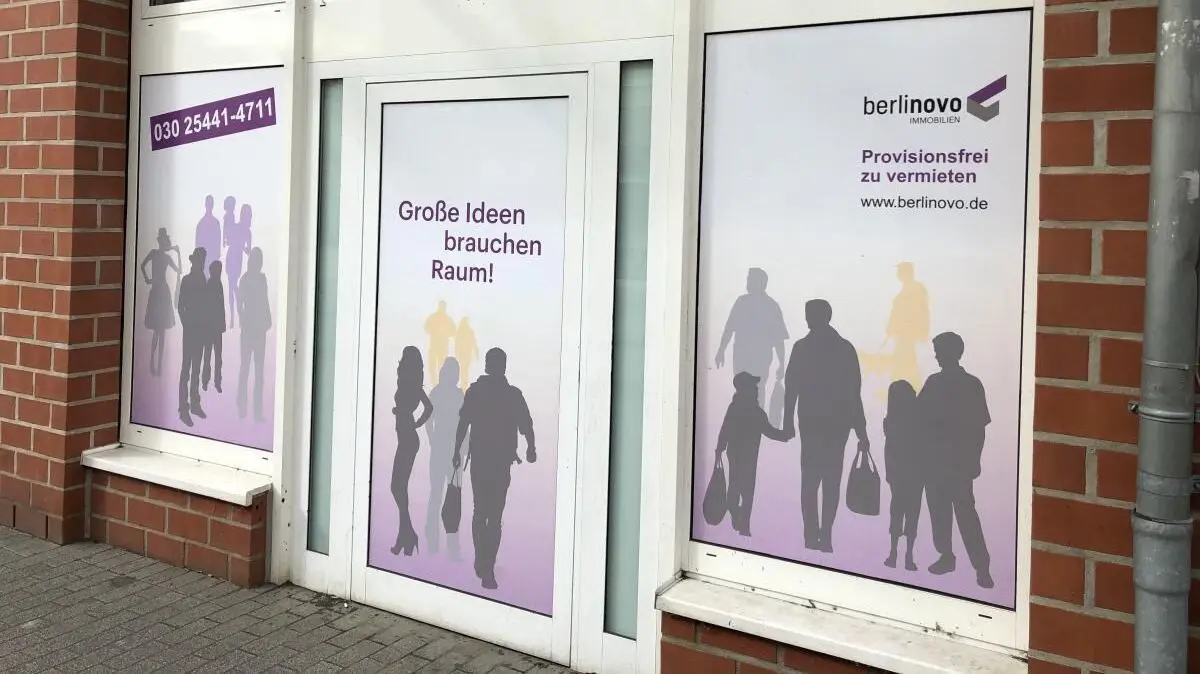 Damit ist bald Schluss: Eine große Ladenfläche der Passage am Markt von Velten ist jetzt vermietet worden.
