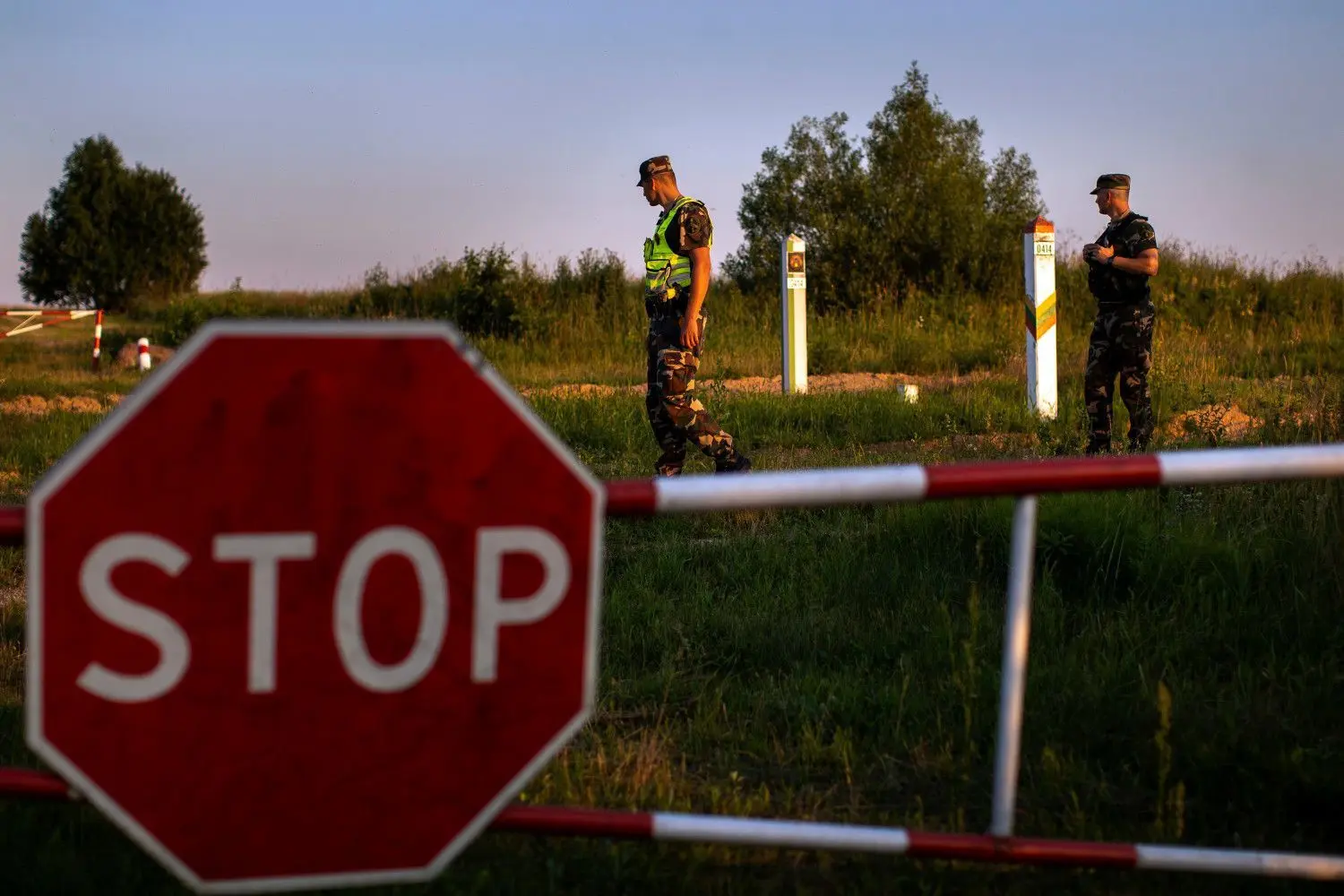 Stop in Litauen: EU-Außengrenzen wie hier zu Weißrussland sind oft Ziel von Flüchtlingen.