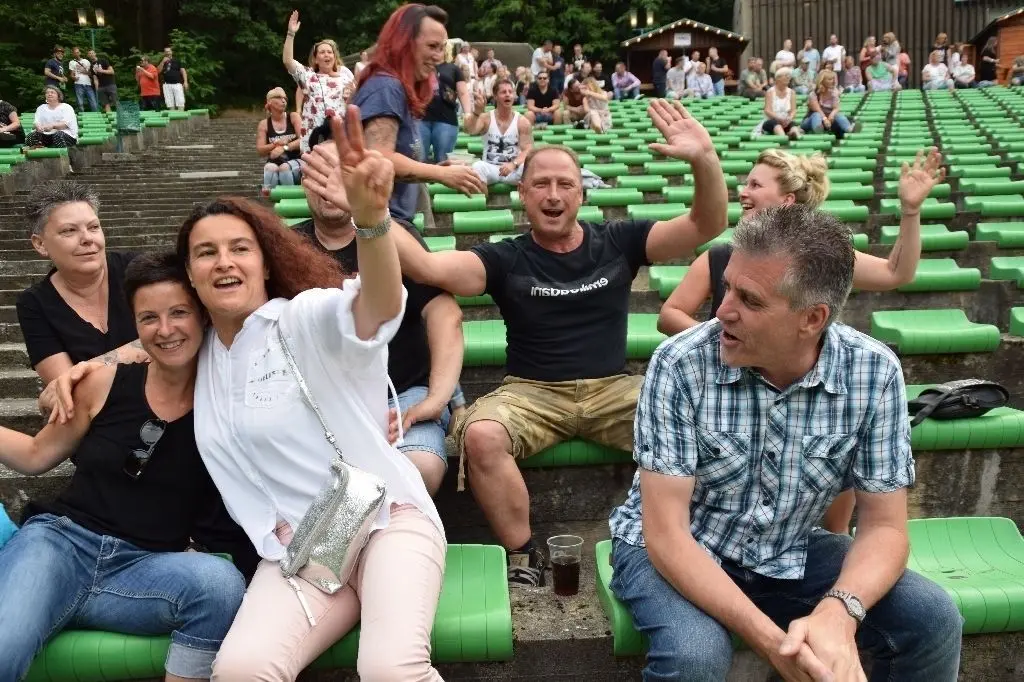 Der Spaß kam nicht zu kurz: Je später die Stunde desto besser wurde die Stimmung bei der Open-Air-Veranstaltung.