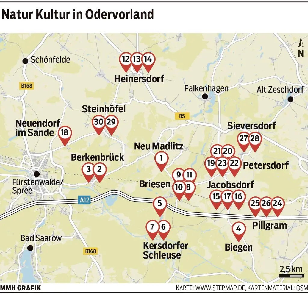 Karte Natur Kultur
