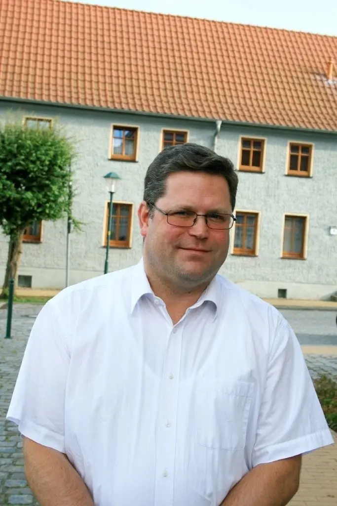archiv-ORA-Sonderbeilage-25JahreOGA-Jörn-Lehmann-veb Liebenwalde Jörn Lehmann Bürgermeister Foto: Volkmar Ernst ORA-Sonderbeilage-25JahreOGA-Jörn-Lehmann-veb