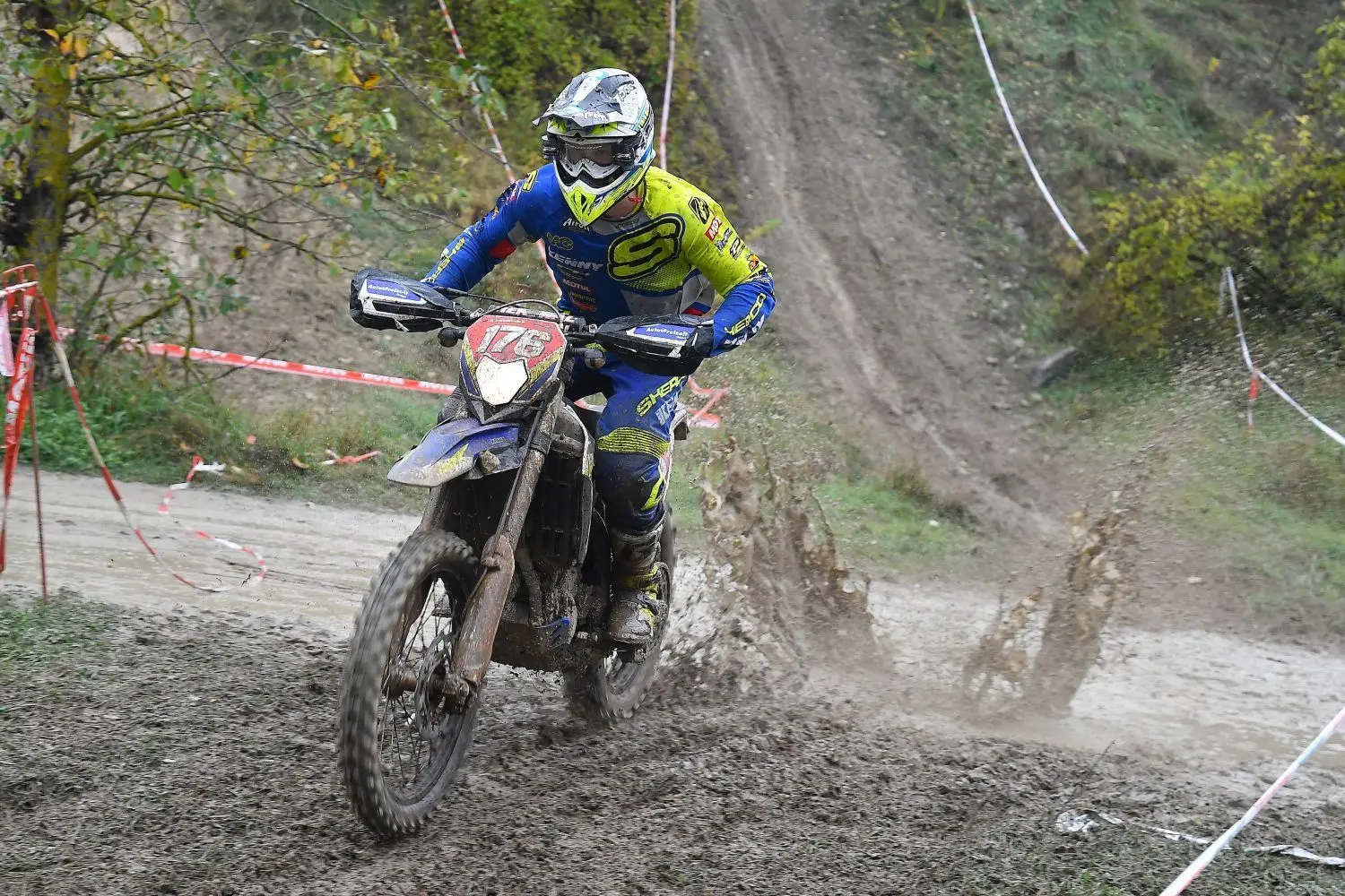 Hamish Macdonald aus Neuseeland, Sieger beim Novemberpokal der Endurofahrer in Rüdersdorf