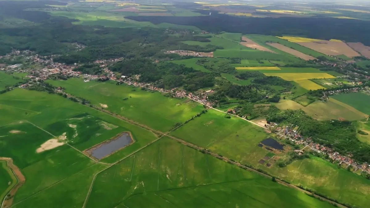 Niedermoorgebiet bei Amalienhof: In Falkenberg und am Niederfinower Hebewerk ist das Moor bis zu zwölf Meter mächtig.
Luft Falkenberg