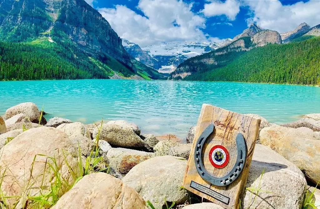 Die Mitglieder des Fanfarenzugs Strausberg genießen nach ihren Auftritten in Calgary die Landschaft Kanadas.