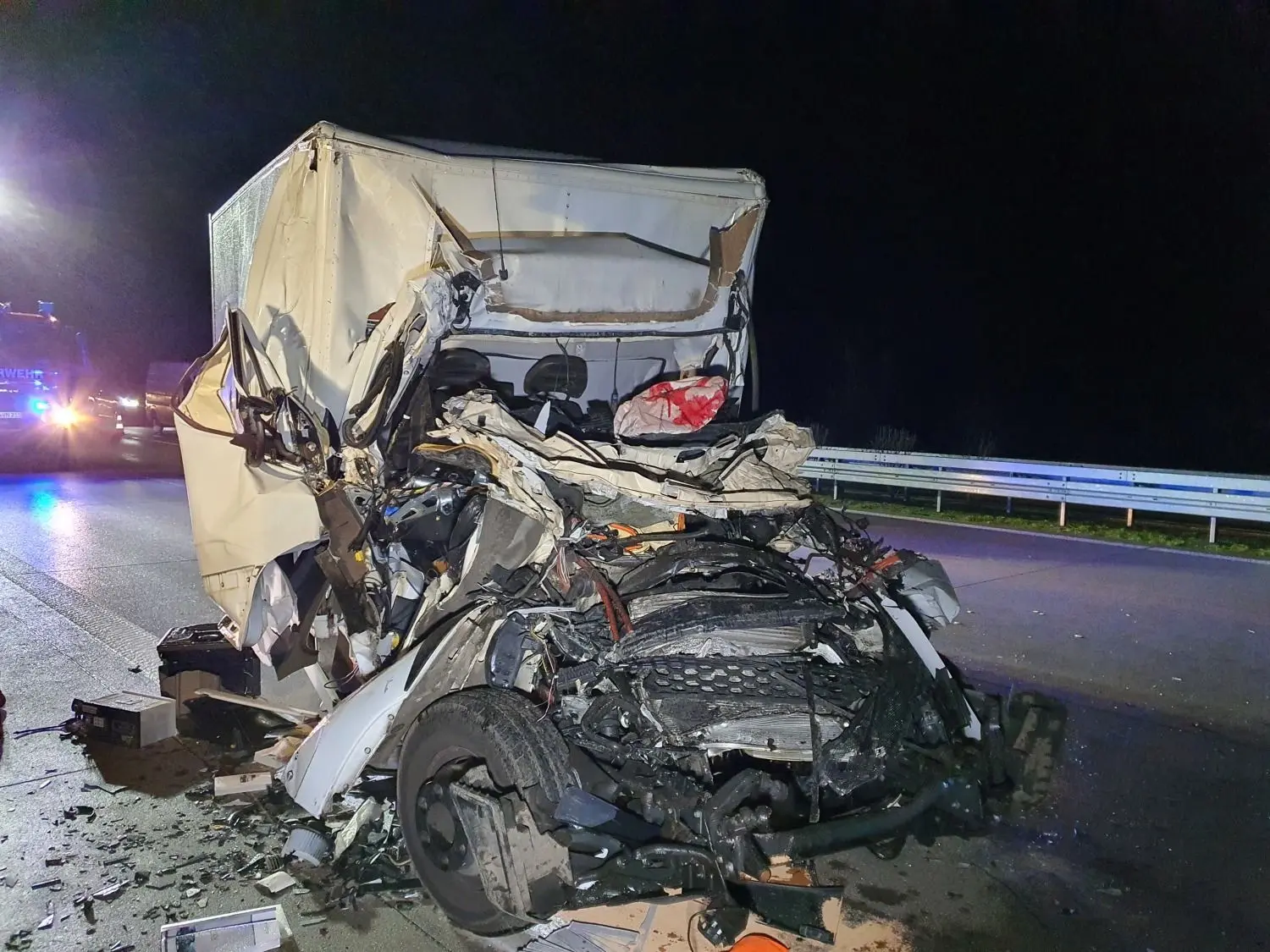 Der Fahrer verstarb noch am Unfallort.