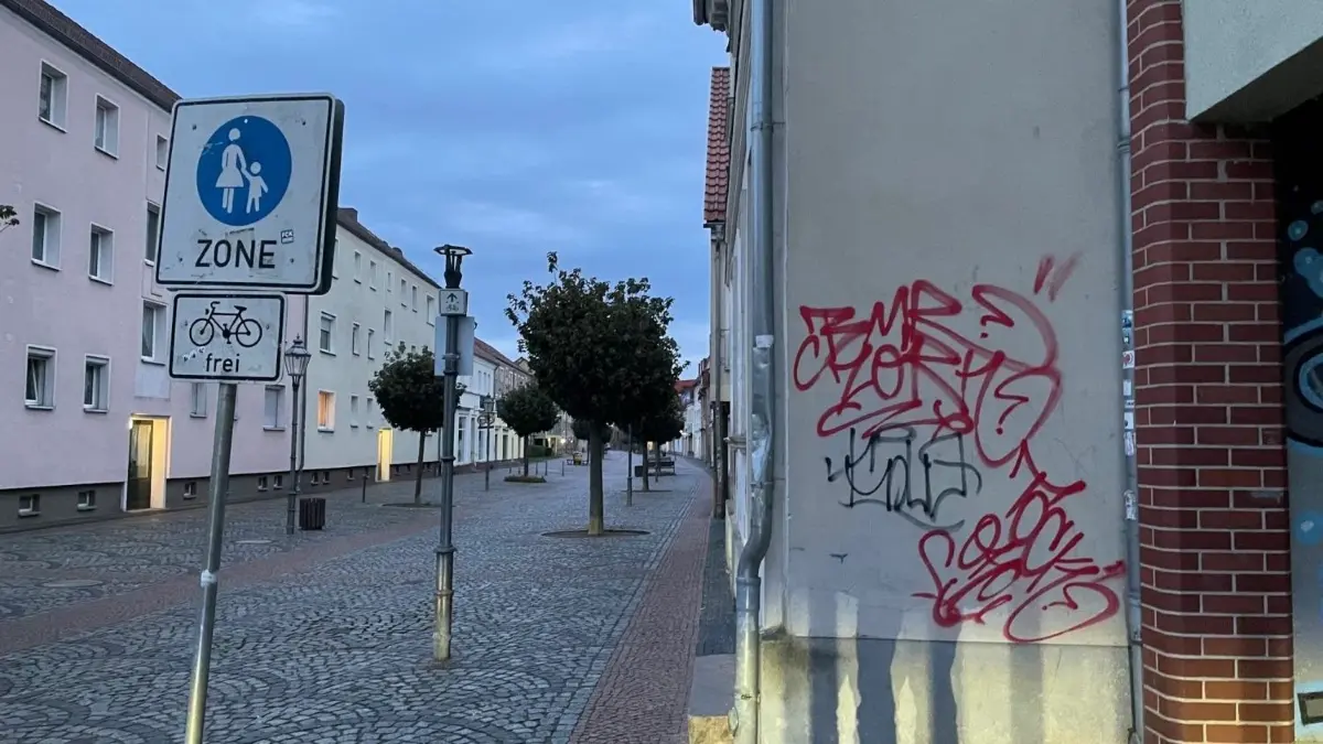 Wriezener Wilhelmstraße: Die verkehsrberuhigte Zone in der Innenstadt soll nach dem Wunsch der Stadt wieder stärker belebt werden.
Wriezen