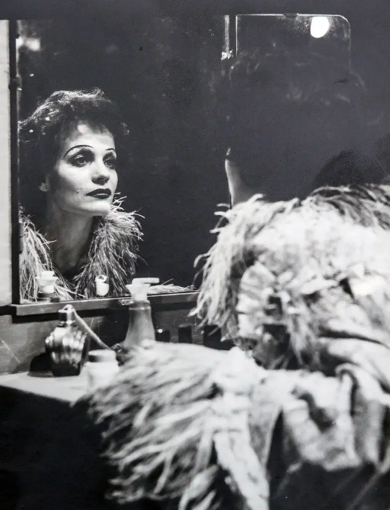 Astrid Höschel als Piaf in Frankfurt 1991