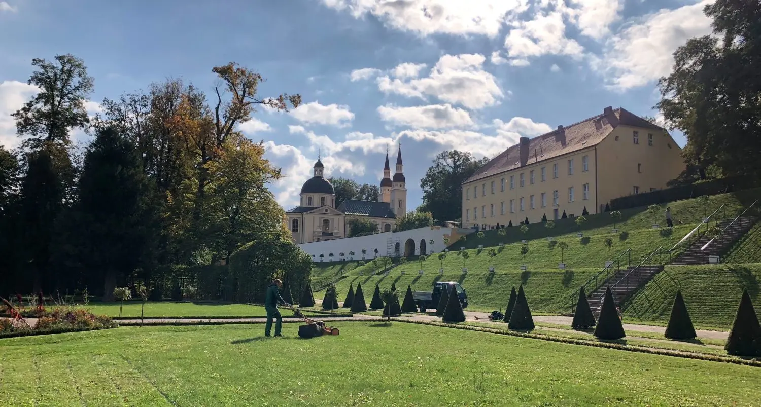 Wunderschöne Anlage: Die Klosteranlage in Neuzelle lockt jährlich Tausende Touristen an.